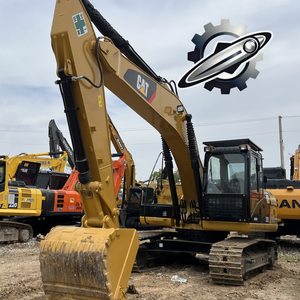 Excavatrice Caterpillar 320D d'occasion, marque japonaise d'origine, 20 tonnes, moteur Cummins, chenilles en caoutchouc, grande taille - Product Image 2