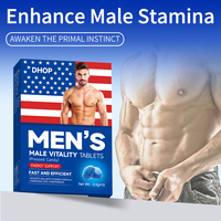 Compléments alimentaires à base de plantes naturelles pour hommes, ginseng, maca, comprimés pour l'énergie masculine, OEM