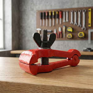 Pince à étau en bois rouge avec mécanisme de serrage à écrou à oreilles pour la fabrication de bijoux et les services de fabrication d'échantillons/moules - Product Image 4