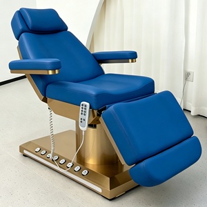 Cama <span class=keywords><strong>de</strong></span> Lujo para Pestañas, Moderna y Lujosa, con 3 Motores Ajustables, para Salón, Spa, Tratamientos, Mesa <span class=keywords><strong>de</strong></span> Masaje Eléctrica, Cama <span class=keywords><strong>de</strong></span> Belleza Facial y Cosmética - Product Image 3