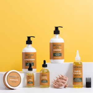 Prodotti per la cura dei capelli all'ingrosso acqua di riso Tea Tree naturale olio di Argan olio di Batana Anti-perdita di capelli Shampoo organico per la cura dei capelli Set - Product Image 1