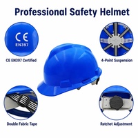 Casque de sécurité de protection ABS CE EN397 avec mentonnière pour les travaux d'ingénierie minière