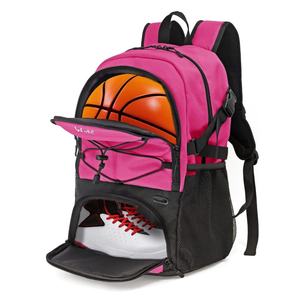 Mochila Deportiva Casual para Estudiantes, Viajes, Fútbol, Baloncesto, Gimnasio, con Estampado de Tenis en Nailon, Muestra Gratis - Product Image 4