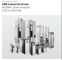Modules de variateurs de fréquence industriels ACS880 0,55-3200 kW ACS880-04-505A-3 ACS880-04-585A-3 ACS880-04-820A-3 ACS880-04-880A-3 A-B-B