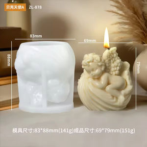 Molde de Silicona para Velas Aromáticas DIY, Molde de Silicona 3D de Árbol de Navidad para Hacer Velas - Product Image 2