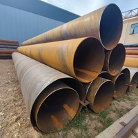 API 5L Nahtloses Kohlenstoffstahlrohr Großes Außendurchmesser-Stahlrohr Geschweißtes Leitungsrohr Q235B Schwarzes Rundrohr 5000T Taktisches Lagerrohr
