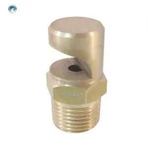 Brass Deflection Quạt Phẳng Góc Rộng Flood Jet Nozzle, Vòi Phun Nước Bằng Đồng Thau