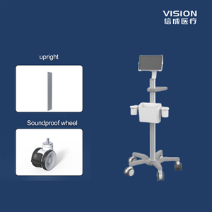 All One <span class=keywords><strong>Medical</strong></span> Workstation <span class=keywords><strong>Trolley</strong></span> Cart Industrieel Ontwerp Multi-Scenario Mobiele Rollende Laptop Computerkar Voor Ziekenhuis - Product Image 3