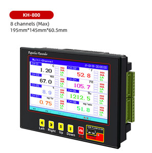 เครื่องบันทึกข้อมูลแบบไร้กระดาษ รองรับสัญญาณ 4-20mA ช่องสัญญาณหลายช่อง พร้อมพอร์ต RS485 หน้าจอ 7 นิ้ว เครื่องบันทึกแบบไร้กระดาษ 12 สี 56 ช่องสัญญาณ - Product Image 6