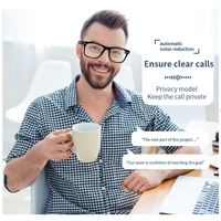 Lentes Inteligentes con IA para Traducción en Tiempo Real, Reproductor de Música, Llamadas Telefónicas, Diseño Ergonómico Manos Libres, para Conducir, Deportes y Uso Diario