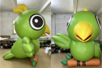 Ballon gonflable géant en PVC personnalisé en forme d'oiseau, ballon animal gonflable pour la décoration d'événements, ballon en forme d'oiseau Parrod
