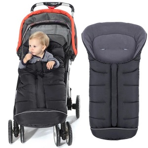 Accessoires de poussette pour bébé personnalisés, chauds pour l'hiver, gigoteuse pour bébé d'extérieur, coussin épaissi, fermeture éclair, couvre-pieds tendance - Product Image 2