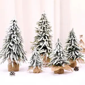 Hoge Kwaliteit Kunstmatige Mini Versierde Kerstboom Kleine Decoratieve Simulatie Indoor Versierd Tafelblad Kerstboom