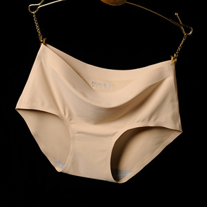 <span class=keywords><strong>Bikini</strong></span> de qualité, sans couture, couleur unie, nylon et coton respirant, sous-vêtements taille mi-haute pour femmes, grande taille, vente en gros - Product Image 3