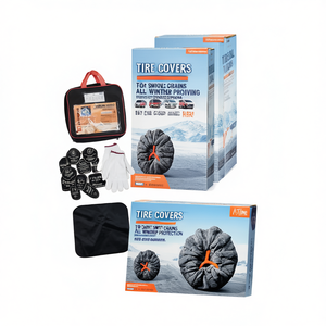 Housses de pneus et chaînes à neige pour la conduite hivernale, protection contre toutes les intempéries - Product Image 2