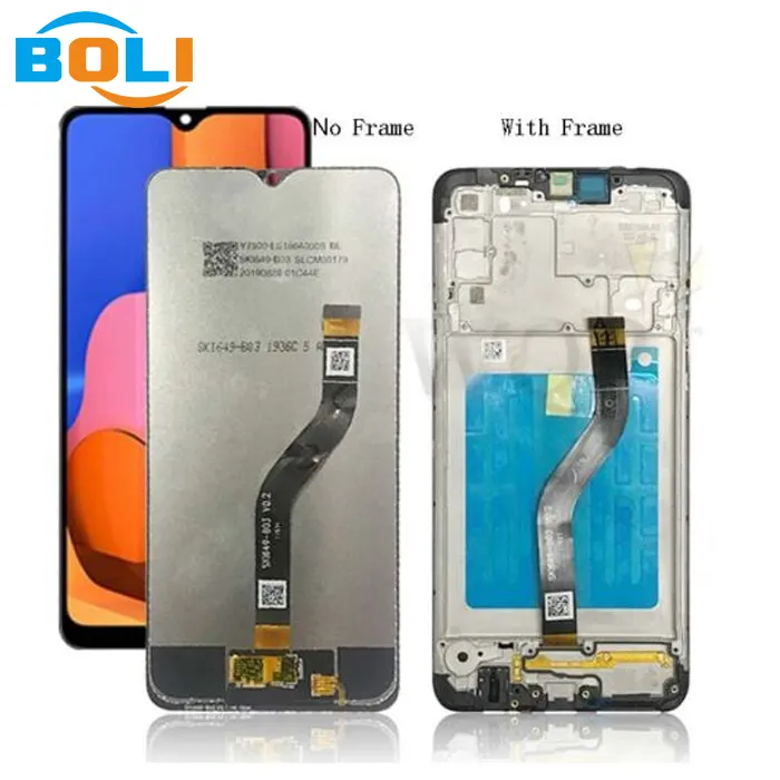 Nhà Máy Bán buôn điện thoại di động màn hình LCD cho Samsung Galaxy A20 a20s SM-A207M/L LCD màn hình cảm ứng lắp ráp với khung