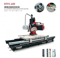 Máquina de Perfilado de Piedra CNC de un Solo Brazo Kunheng DTFX-600 para Corte de Formas Especiales en Granito, Mármol y Balaustres