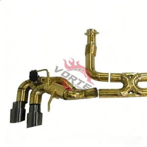 Escape Trasero Vortex de Acero Inoxidable 304 para Chevrolet Corvette C8 6.2L V8 2020-2025 con Puntas Pulidas y Diseño Ligero - Product Image 4