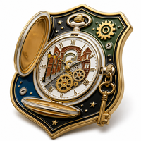 Broche personnalisée en émail motif citrouille, trou de serrure, cabane, forêt, renard pour costume, blazer, cadeau