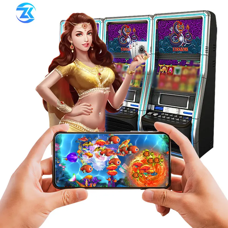 Mesin game arcade 2 pemain kualitas tinggi papan permainan memancing 28 dalam 1 Game pemburu pancing dengan kabel