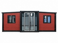 Maison conteneur modulaire extensible pour l'hébergement en station balnéaire avec approvisionnement en gros