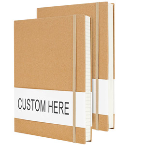 Cuaderno Promocional A5 de Alta Calidad al por Mayor, Tapa Dura Kraft, Creativo, Duradero, Personalizado, con 100 Hojas Rayadas - Product Image 1