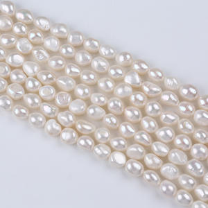Zhuji Wholesale Natural Freshwater <b>Pearl</b> String 10-11mm Two Sided Light Straight Hole Handmade Baroque DIY Material <b>Loose</b> <b>Pearls</b> - Product Image 2