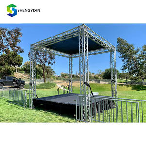 Escenario de aluminio para eventos grandes al aire libre de alta resistencia escenario móvil DJ concierto fiesta Truss escenario a la venta - Product Image 2
