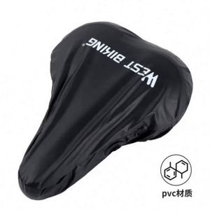 Housse de protection universelle noire réutilisable et durable pour selle de vélo de montagne, imperméable et résistante à la poussière, en polyester, pour siège de vélo de route - Product Image 2