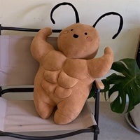Poupées cafards musclées, oreillers de lit, jouets en peluche amusants, cadeaux d'anniversaire en gros et en consigne