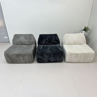 Fauteuil individuel moderne sans structure en os, emballé sous vide, pour salon - Canapé compressé en boîte