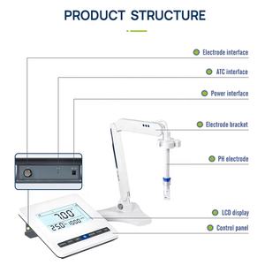 PH mètre de bureau PH mètre d'eau de laboratoire Affichage LCD Analyseur de qualité de l'eau - Product Image 4