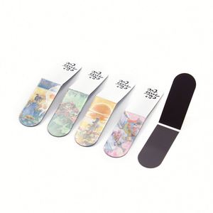 Custom Solid Colorful <b>Bookmarks</b> Magnetic Page Markers Magnet <b>Bookmark</b> Clips for Student Reading - Product Image 2