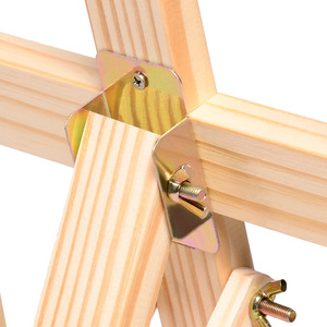 Caballete de madera maciza Yuka de 1.5-1.75m, soporte para pintura para adultos, juego de tablero de dibujo - Product Image 3