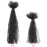 Extensions de dreadlocks naturelles en cheveux humains, micro-locs de 0,1 cm, vente en gros directe d'usine