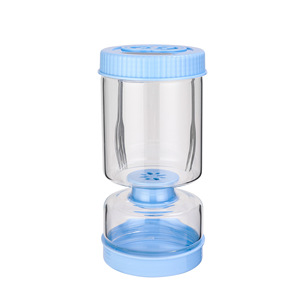 Glass Pickle Jar with Strainer Lid, 34oz Container for Olives & Gherkins, Leakproof Dishwasher Safe + <b>Free</b> Forks (2pcs) - Product Image 1