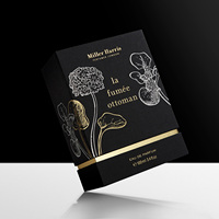 Boîte cadeau de luxe personnalisée avec logo, en carton rigide recyclable, 2 pièces, pour bougies, avec gaufrage, taille et couleur personnalisables