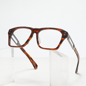 Gafas Rectangulares de Montura Completa, Lentes de Resina de Color Sólido, Anti Luz Azul, Unisex, para Uso Diario - Product Image 5