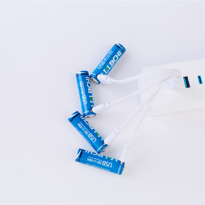 แบตเตอรี่ลิเธียมแบบชาร์จได้ LDLDCHI รุ่น OEM USBC AA 1.5V 3400mWh ได้รับการรับรองมาตรฐาน ROHS สำหรับเครื่องใช้ไฟฟ้าภายในบ้าน - Product Image 6