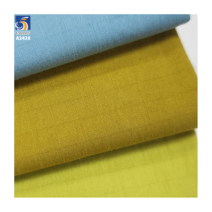 قماش قطني مخلوط A2428 بوزن 105 جرام/متر مربع، 78% قطن و22% نايلون، نقش مربعات بخط واحد 0.5 سم، قماش قطني مغسول بالرمل لقمصان وفساتين الصيف - Product Image 6