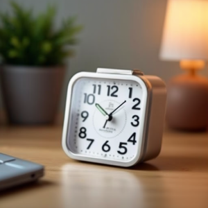 Sveglia JUSTAMINUTE Con funzione snooze <b>Silver</b> JA7051S - Product Image 3