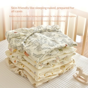 Coprimaterasso Personalizzabile in Doppio Strato di Garza per Neonati, Copriletto Componibile, Lenzuolo per Lettini e Mobili per Bambini - Product Image 2