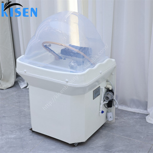 Kisen Lavabo <span class=keywords><strong>de</strong></span> spa capillaire japonais portable et réservoir d'<span class=keywords><strong>eau</strong></span> <span class=keywords><strong>de</strong></span> 60L, dôme fumigène à arche d'<span class=keywords><strong>eau</strong></span>, roues mobiles tout-en-un - Product Image 1