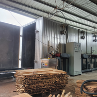 Machine de traitement thermique par autoclave multifonctionnelle à haute efficacité pour copeaux de bois, anticorrosion, séchage, commande à distance, puissance 1200 kW