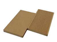 Plancher de terrasse en composite bambou-plastique traditionnel, fourni par l'usine, 140*20mm
