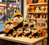 Jouets en peluche personnalisés, poupées en peluche en forme de chiot, parfaites pour les cadeaux promotionnels.