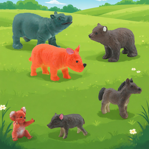 Vente Flash : Jouet Modèle Animal en TPR à Changement de Couleur selon la Température, Idéal pour les Enfants, Cadeau de Fête, Anti-Stress, Jouet Sensoriel Fidget - Product Image 2