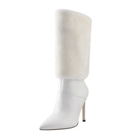 Fujin-bottes de neige pour femmes, chaussures en fourrure, nouvelle collection d'usine, design ODM, à la mode