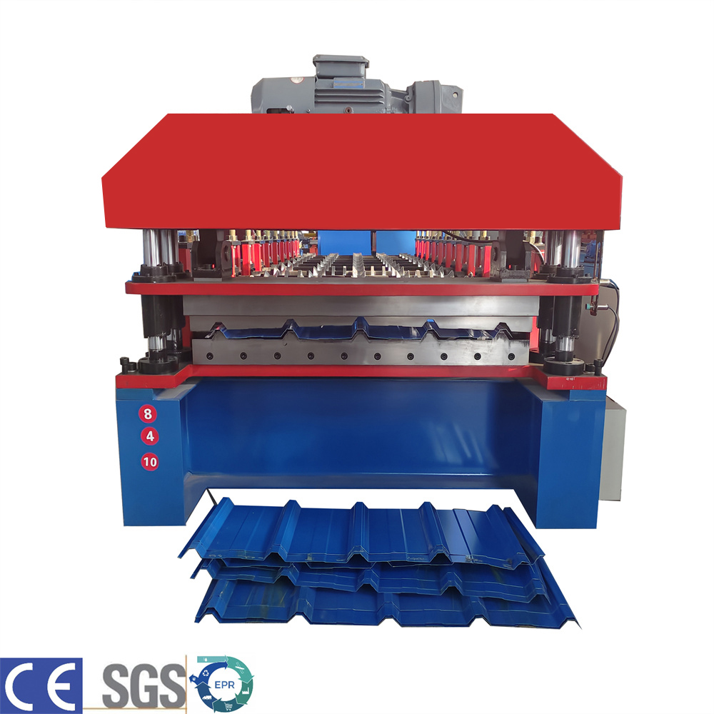 Customized Shape Single Layer Trapezoidal Building Material Machinery 840 Metal Roofing Sheet Molding Machine