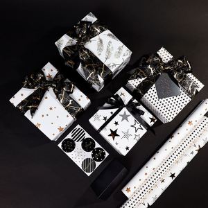High Quality Disposable Coated Silicone Virgin 80g 43*300cm Birthday Hot Stamping Gift <b>Wrapping</b> <b>Paper</b> - Product Image 5